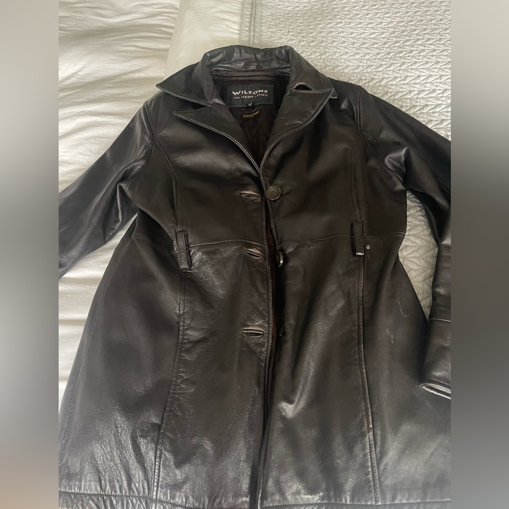 Black Genuine Leather Wilson Jacket
